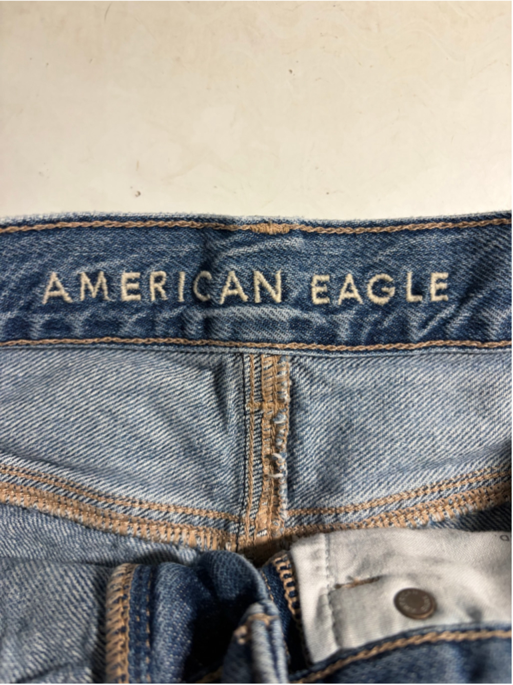 Women's American Eagle High Rise Distressed Jeans Blue Size 6 Xtra Long
289 - Picture 5 of 9